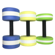 Factory selling comfortable rebound shape eva foam materials EVA Foam Dumbbells Provides Resistance Aqua Dumbbell